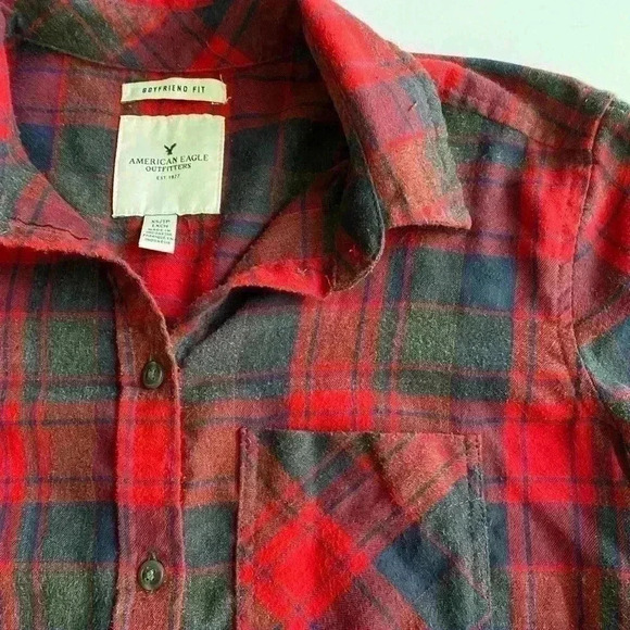 American Eagle Outfitters Cabincore Flannel Shirt - Picture 7 of 9